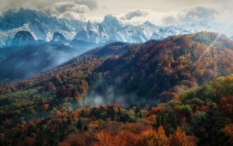 Доломитовые Альпы осень