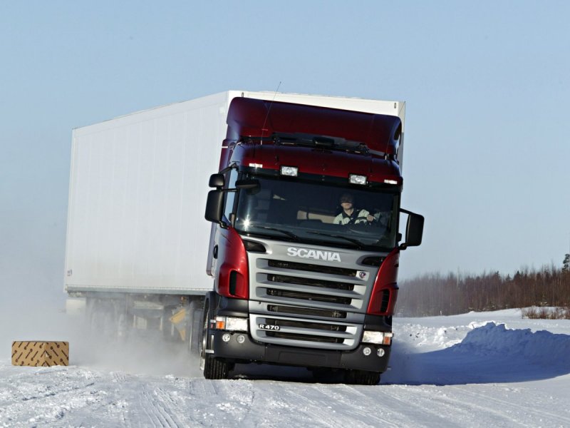 Scania r420 зима