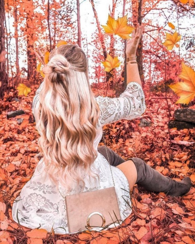 Осень длинные волосы