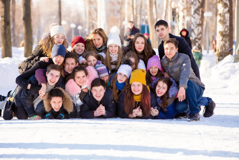 Зимняя фотосессия выпускников