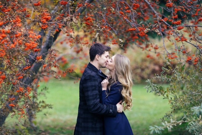 Осенняя фотосессия Love story