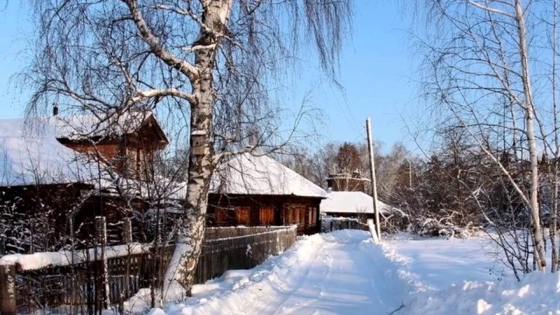 Тотьма Вологодская область зимняя