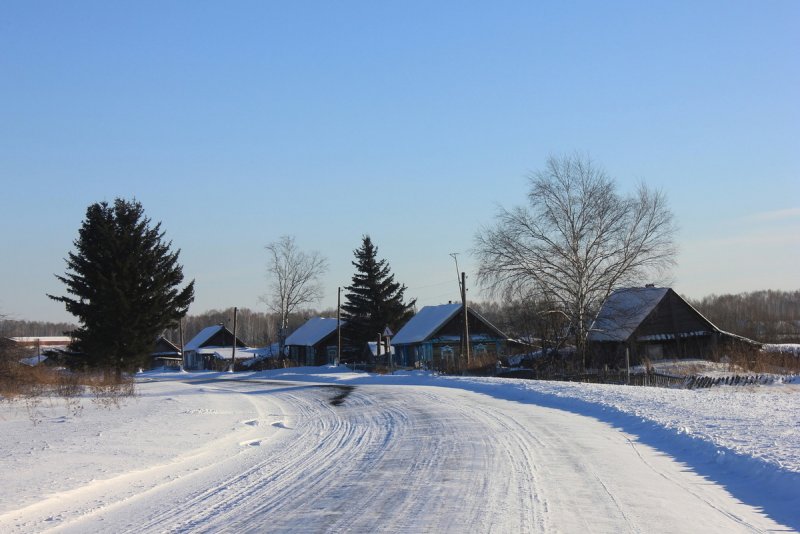 Деревня зима Виладж