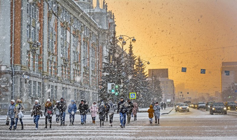 Первый снег Екатеринбург