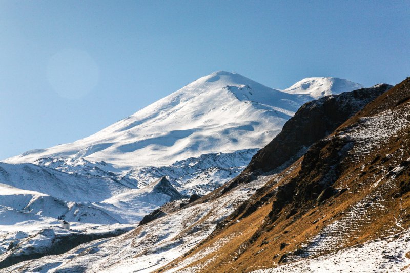 Горы Кавказа зимой