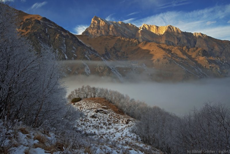 Осетия горный Снежная Осетия Кавказ