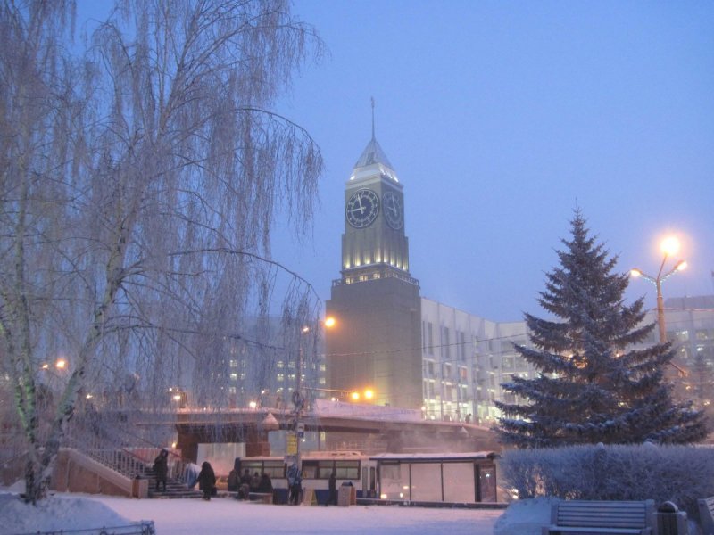 Морозный Красноярск