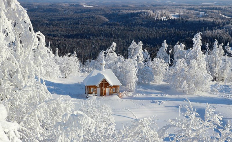 Природа России зимой