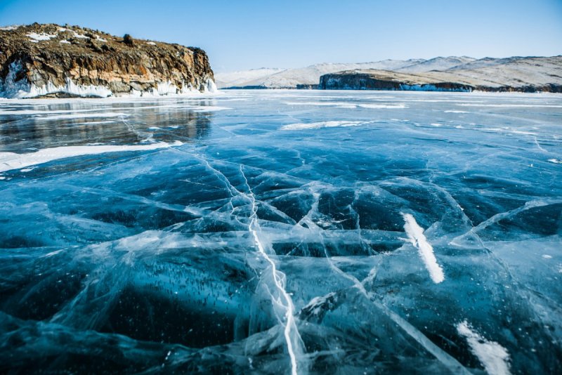 Замерзший Байкал Ольхон