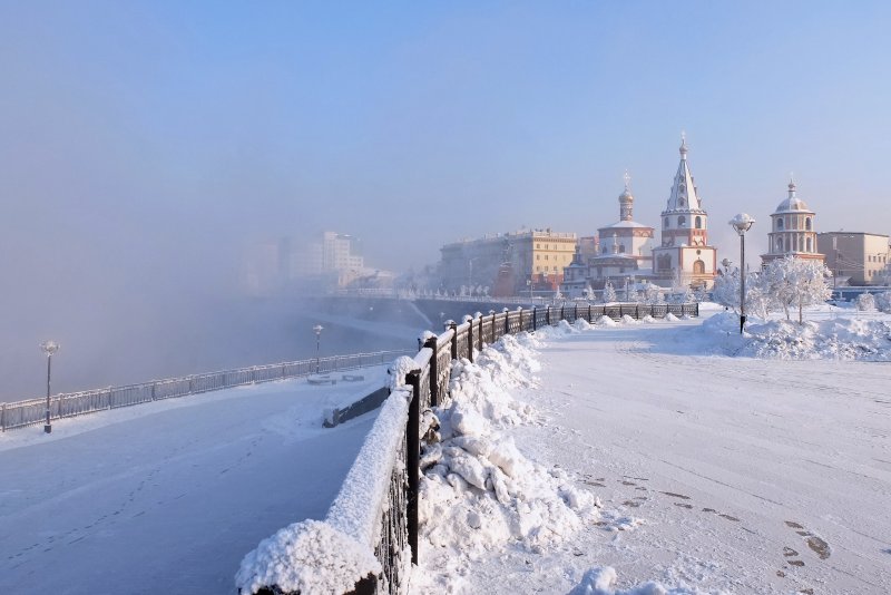 Город зима Иркутская область