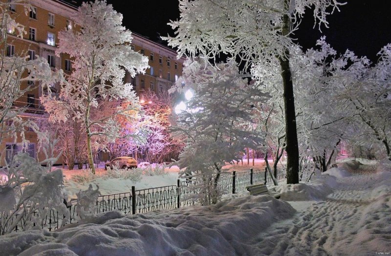 Снежная Москва