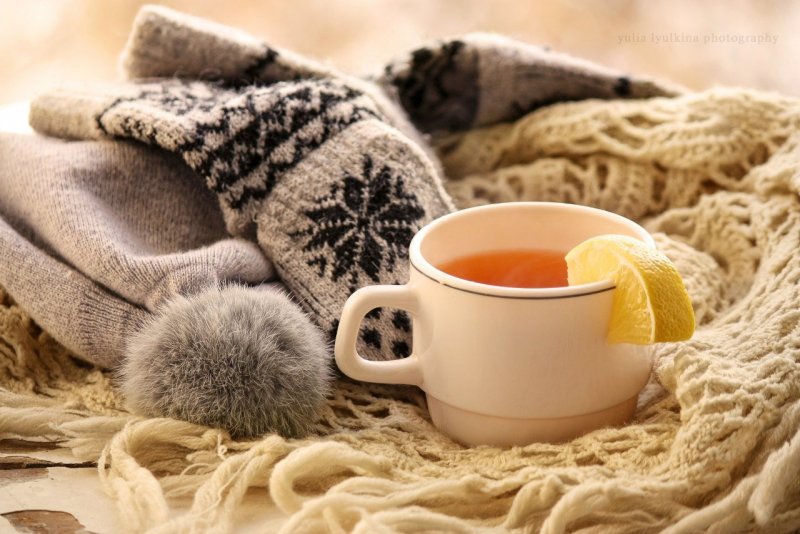 Чашка чая зимой