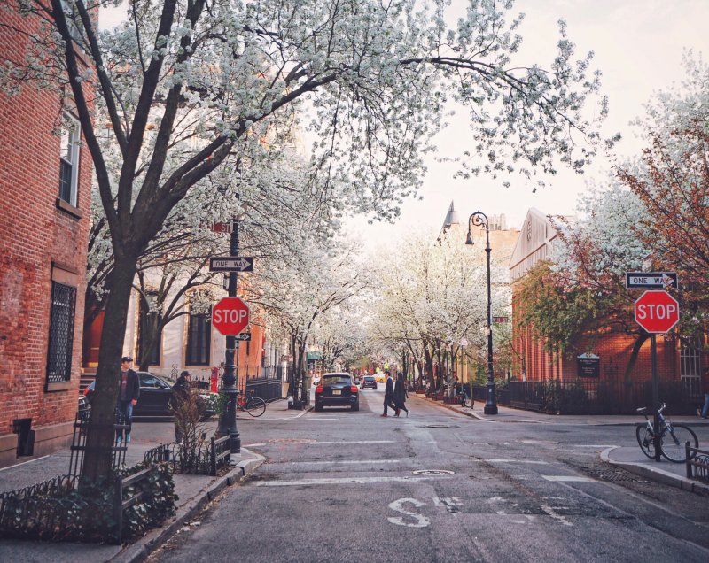 Улочки Нью Йорка весной