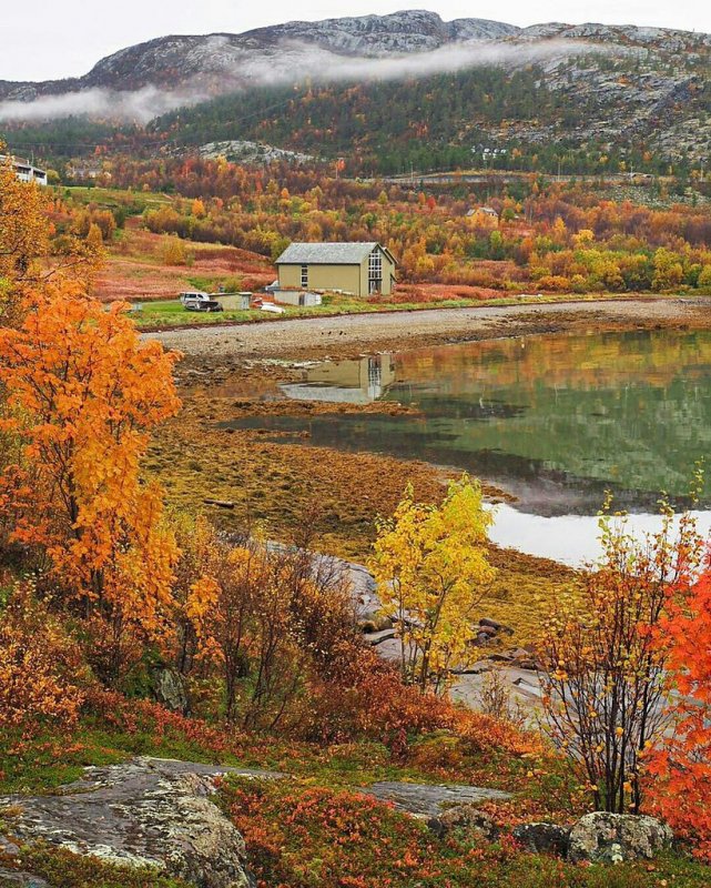 Осень в Норвегии фото