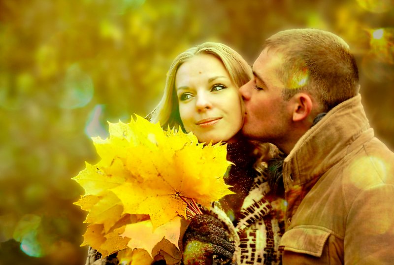 Осень любовь женщина