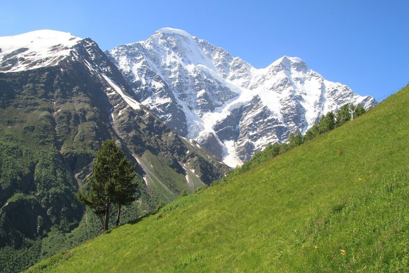 Самая высокая гора Кавказа Эльбрус