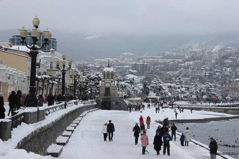 Крым Ялта зимой