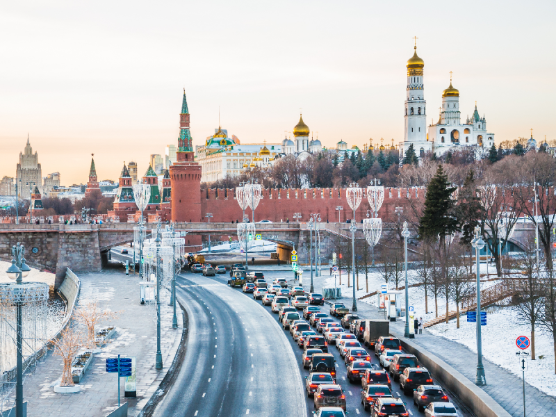 Москва зима 2021