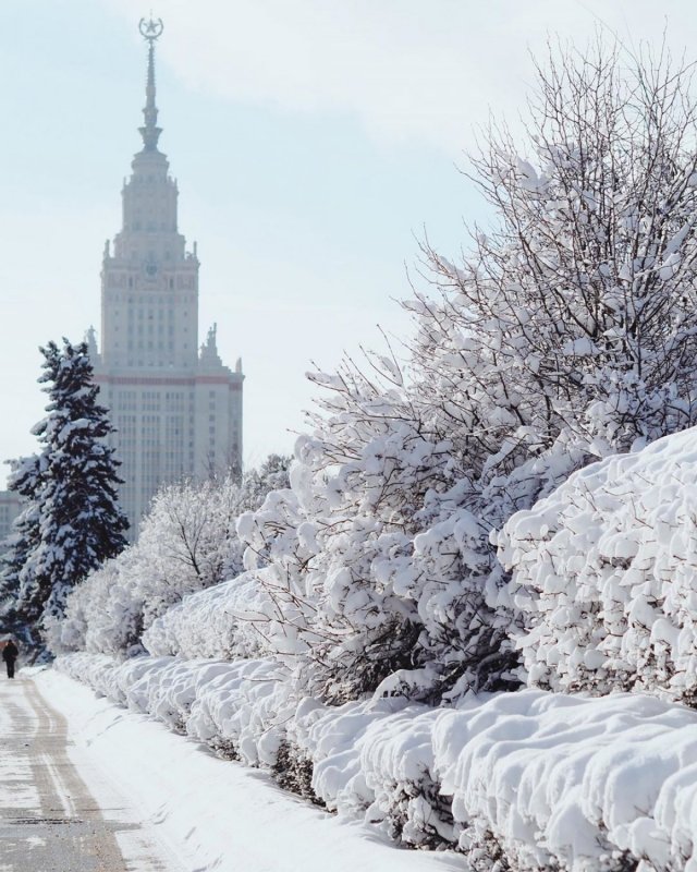 Снежная Москва