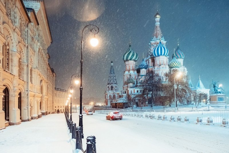 Зима в Москве 2020-2021