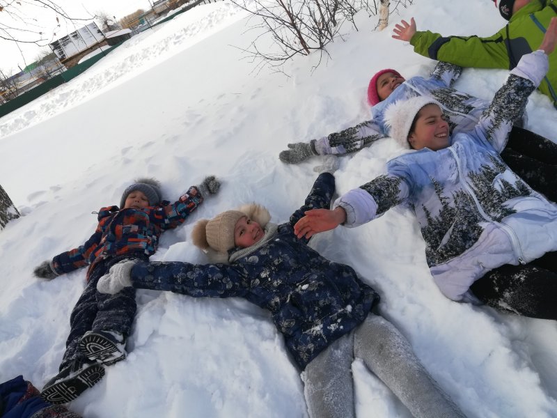 Современные зимние забавы для детей