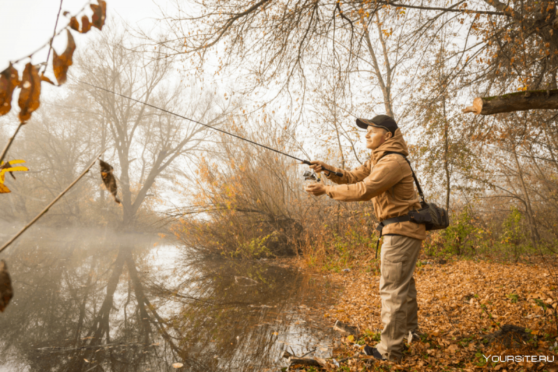 Спортивная рыбалка осень