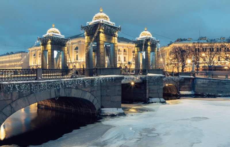 Петропавловская крепость в Санкт-Петербурге зима 2021