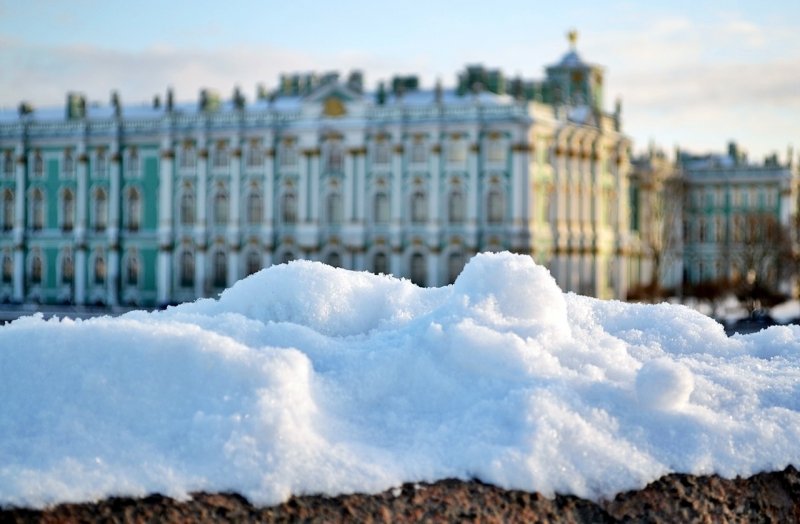 Зимние виды Санкт Петербурга