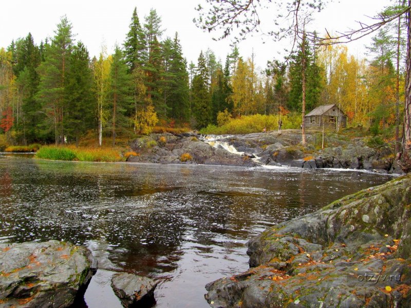 Водопады Рускеала Золотая осень