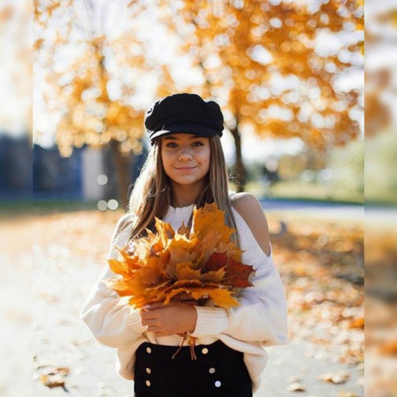 Осенняя фотосессия идеи для девушки