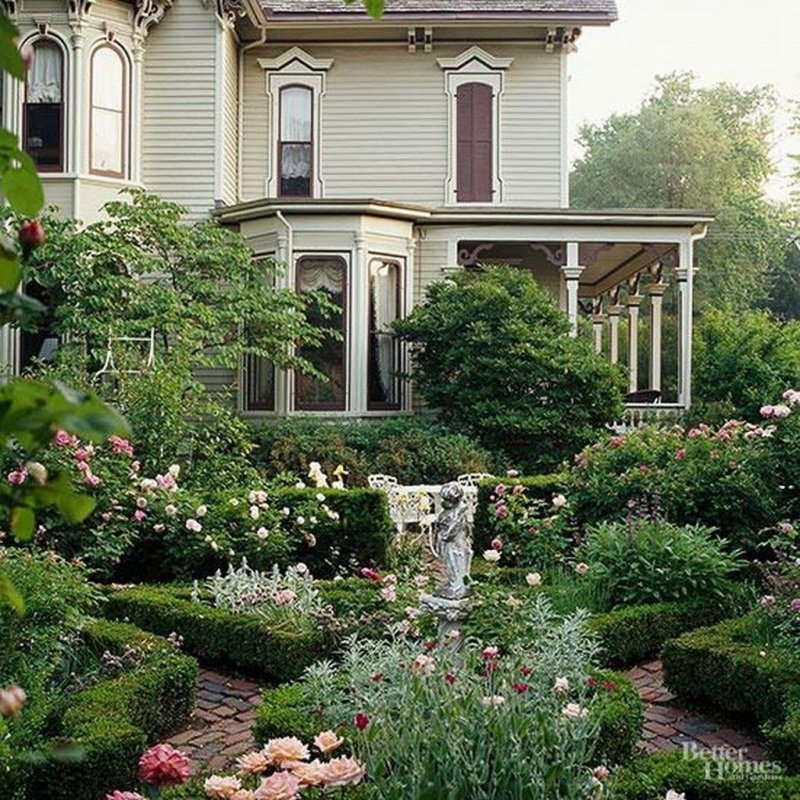 Сад в викторианском стиле