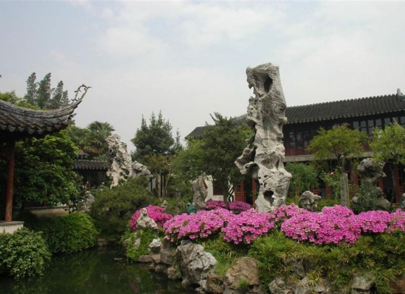 Сад скромного чиновника Сучжоу камни