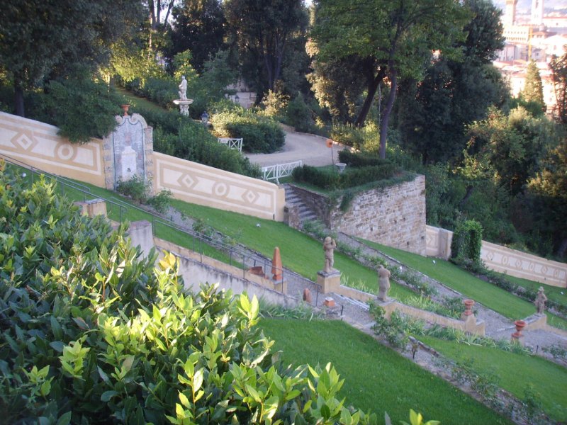 Италия сады Боболи