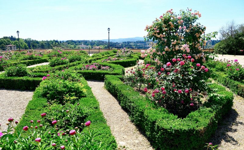 Италия сады Боболи