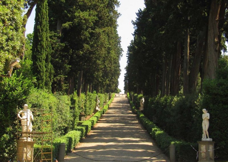 Палаццо Питти сады Боболи