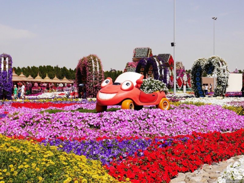 Цветочный парк Дубай Miracle