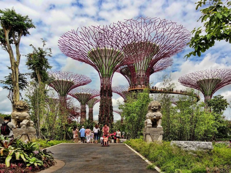 Футуристический парк «сады у залива», Сингапур