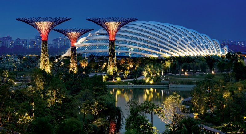 Сады у залива, Сингапур архитектура