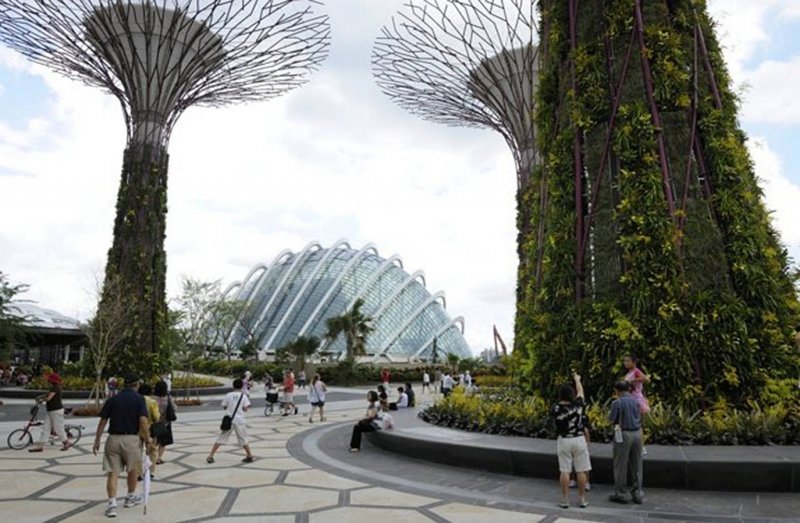 Сады у залива в Сингапуре план