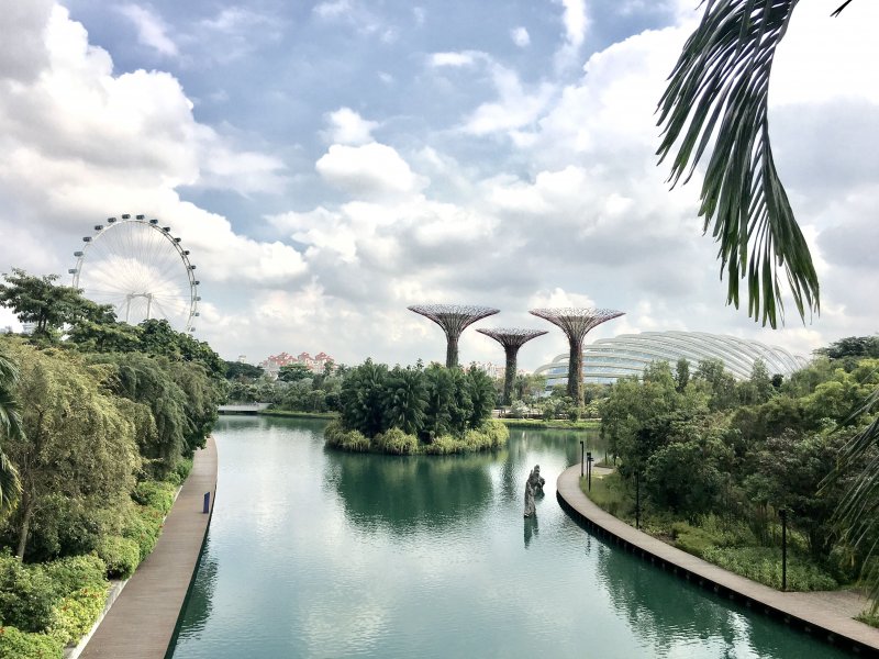Футуристический парк «сады у залива», Сингапур