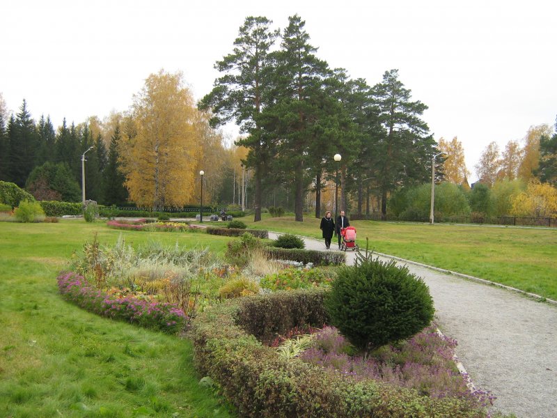 Ботанический сад Академгородок озеро