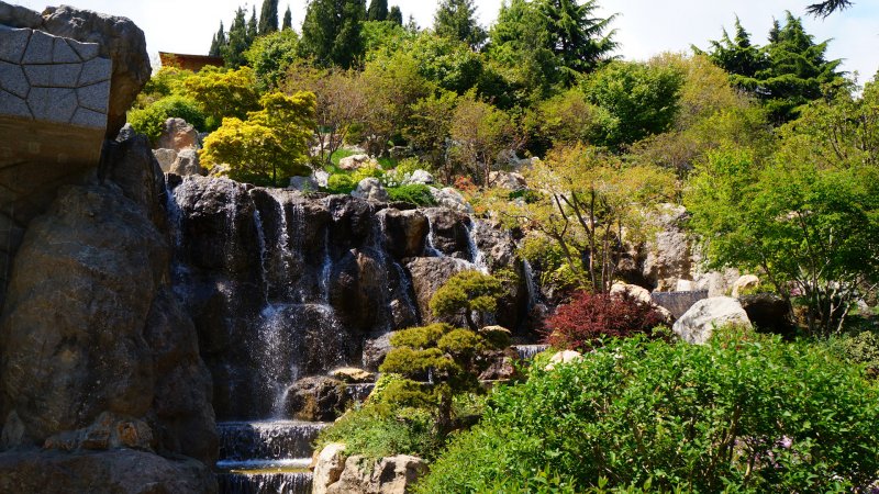 Японский сад шесть чувств в Крыму