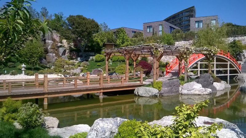 Парк Айвазовского в Крыму японский сад