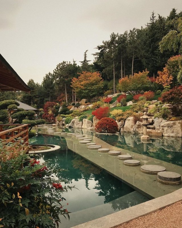 Парк Парадиз в Партените японский сад