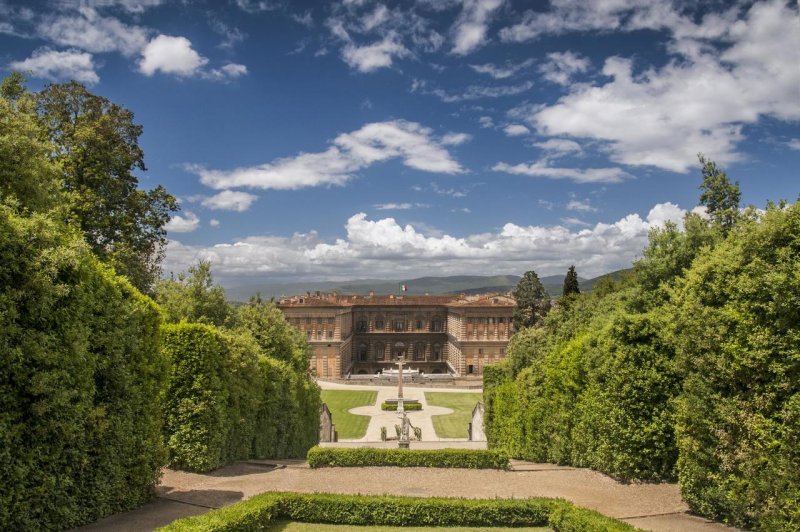 Флоренция дворец Питти сады Боболи