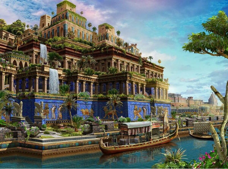 Висячие сады Семирамиды в Вавилоне сейчас