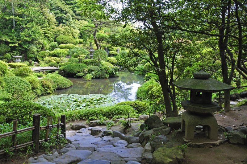 Парк камней в Японии