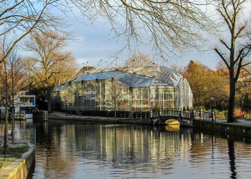 «Ботанический сад» в Амстердаме, Голландии