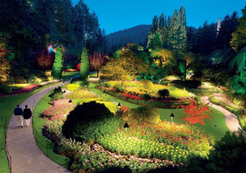 "Сады Бутчартов (the Butchart Gardens) Ванкувер, Канада