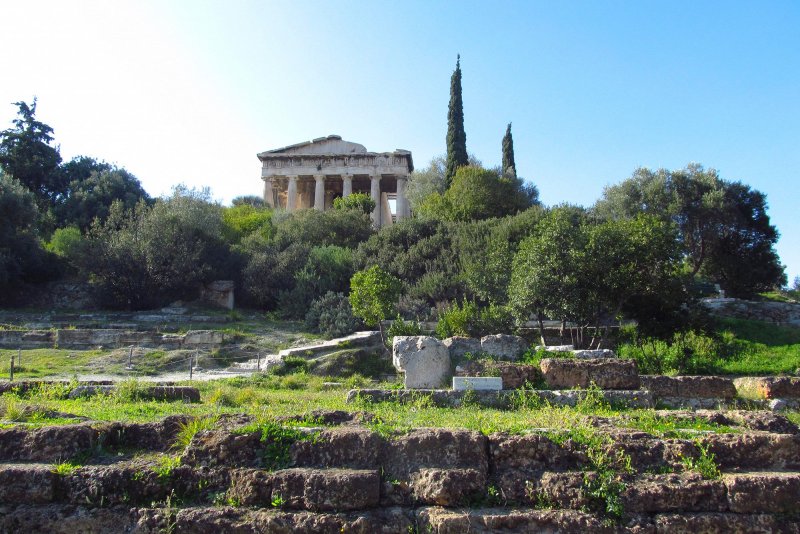 Агора Греция сады